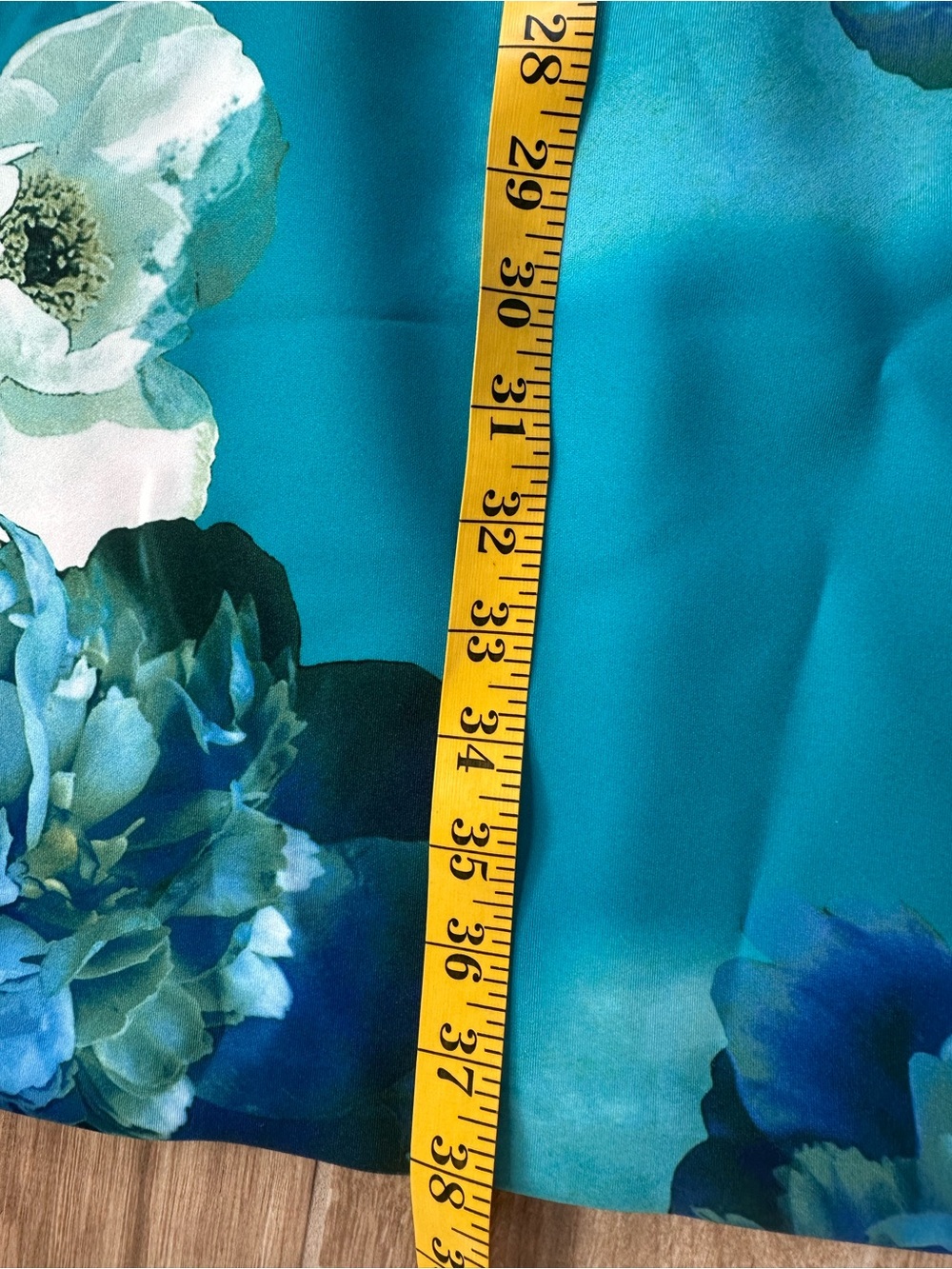 Calvin Klein Blue Floral Sheath Dress – Size 4 - Picture 7 of 7